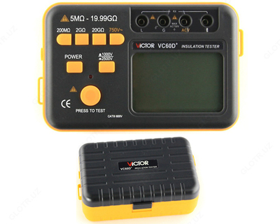 Victor VC60D+ — измеритель сопротивления изоляции - от 10 сум / шт.