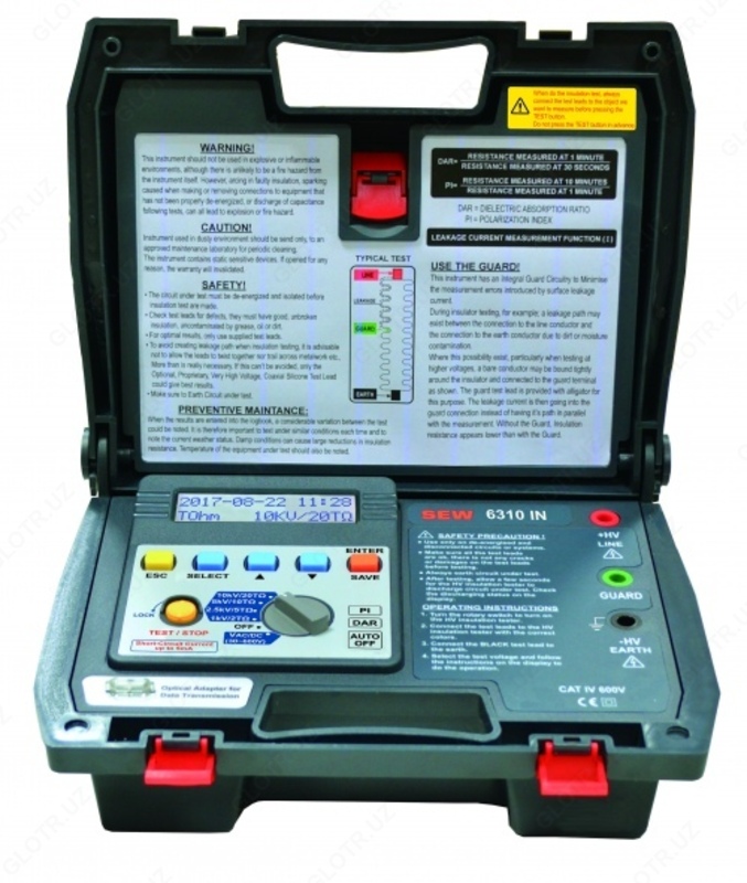 6310 IN — измеритель сопротивления изоляции