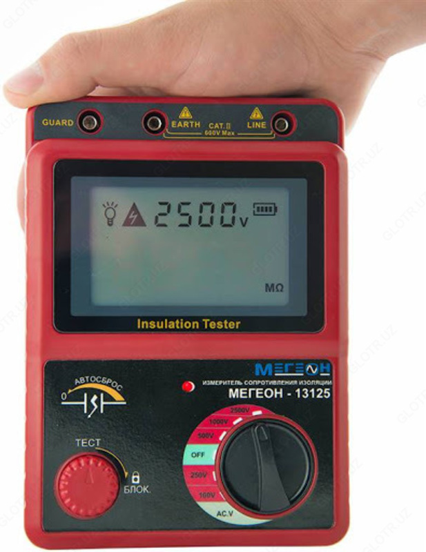 MEGEON 13125 - izolyatsiyaga qarshilik o'lchagich (megommetr)
