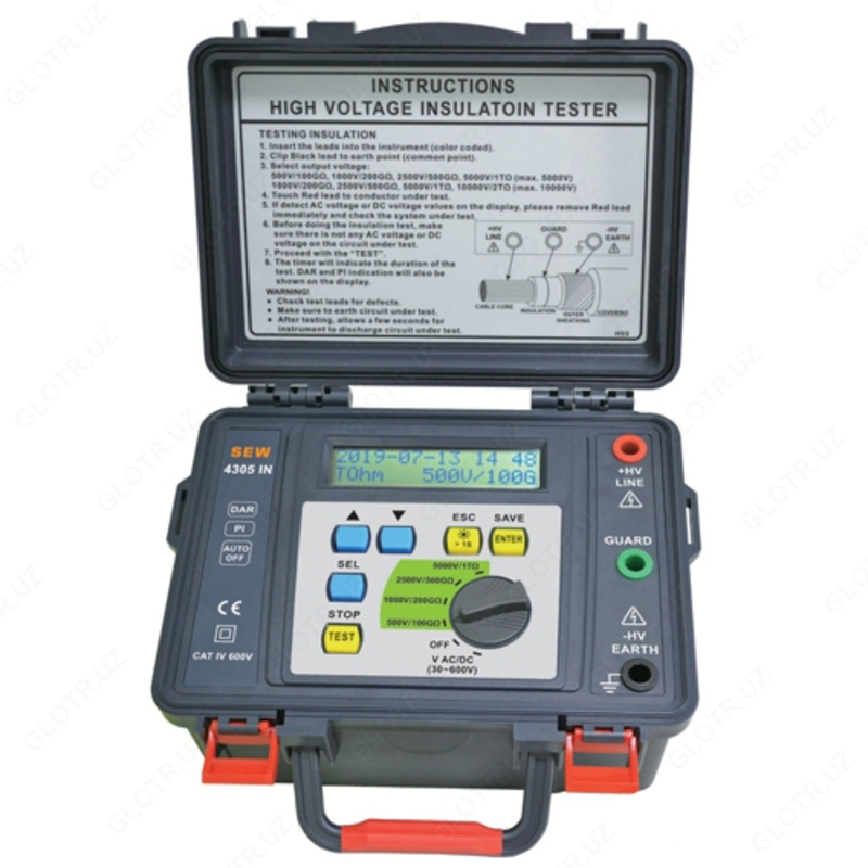 4305 IN - izolyatsiya qarshilik o'lchagichi