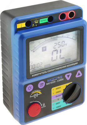 MEGEON 13900 - izolyatsiyaga qarshilik o'lchagich (megohmmetr)