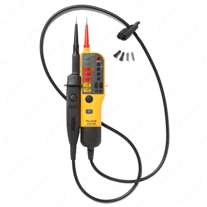 Fluke T110 / VDE o'chirilgan yuk kuchlanishi / uzluksizlikni tekshiruvchi (VDE versiyasi)