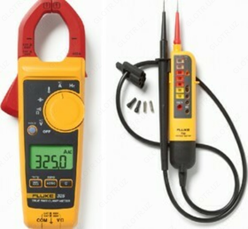 Fluke 323/T110 — комплект токоизмерительных клещей и тестера напряжения