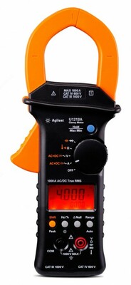 U1212A - O'rtacha o'lchov bilan 1000A o'zgaruvchan va doimiy oqimgacha bo'lgan qisqich o'lchagich