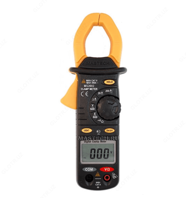 MS2002 — клещи токоизмерительные цифровые