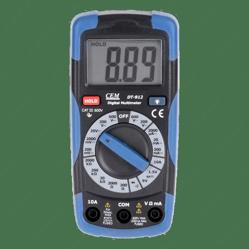 DT-912 - multimetr sinov qurilmasi