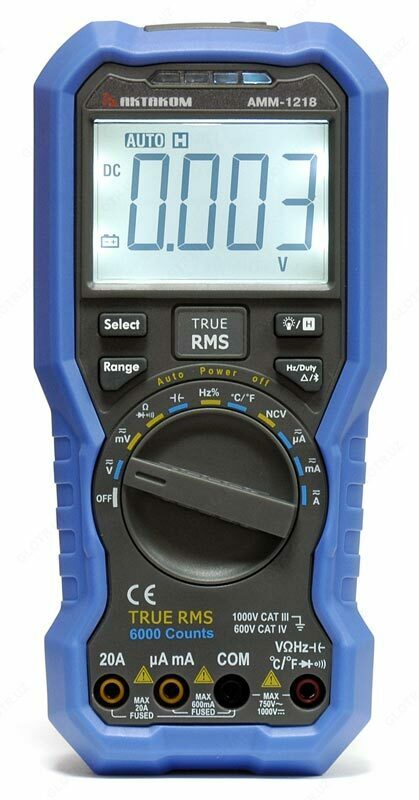 АММ-1218 — цифровой мультиметр с функцией регистратора и интерфейсом Bluetooth
