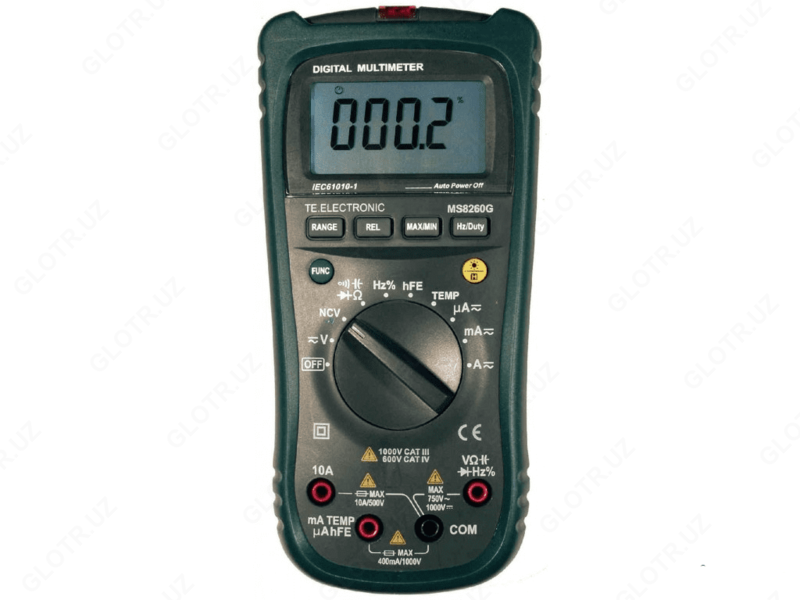 MS8260G - kuchlanish detektori bo'lgan raqamli multimetr