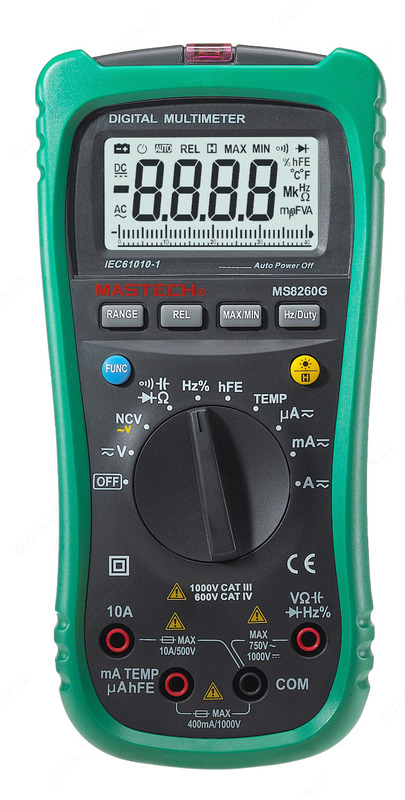 MS8260G - kuchlanish detektori bo'lgan raqamli multimetr