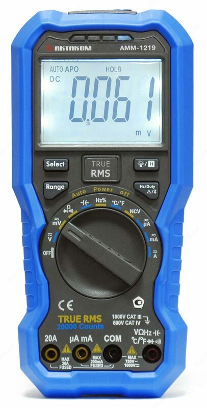 AMM-1219 - yozuvchisi funktsiyasi va Bluetooth interfeysi bilan raqamli multimetr