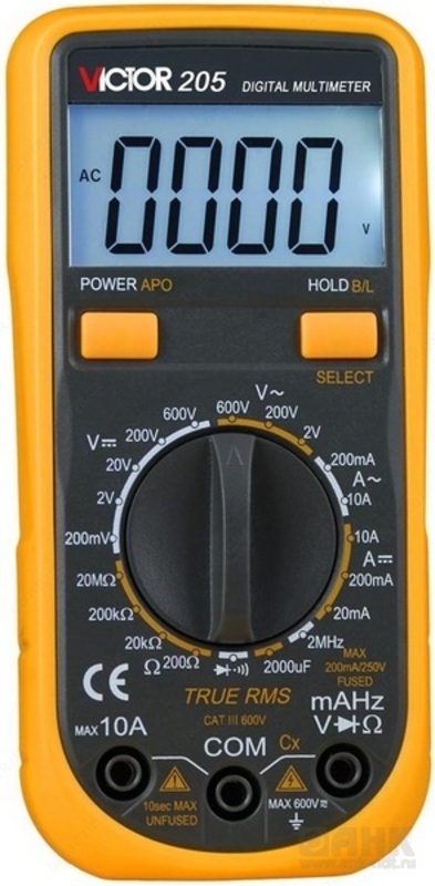 Victor 205 — мультиметр цифровой