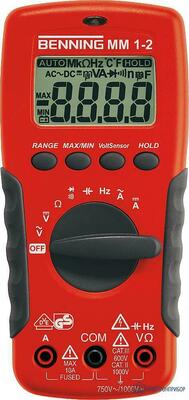 Benning MM 1-2 — цифровой мультиметр с бесконтактным датчиком напряжения