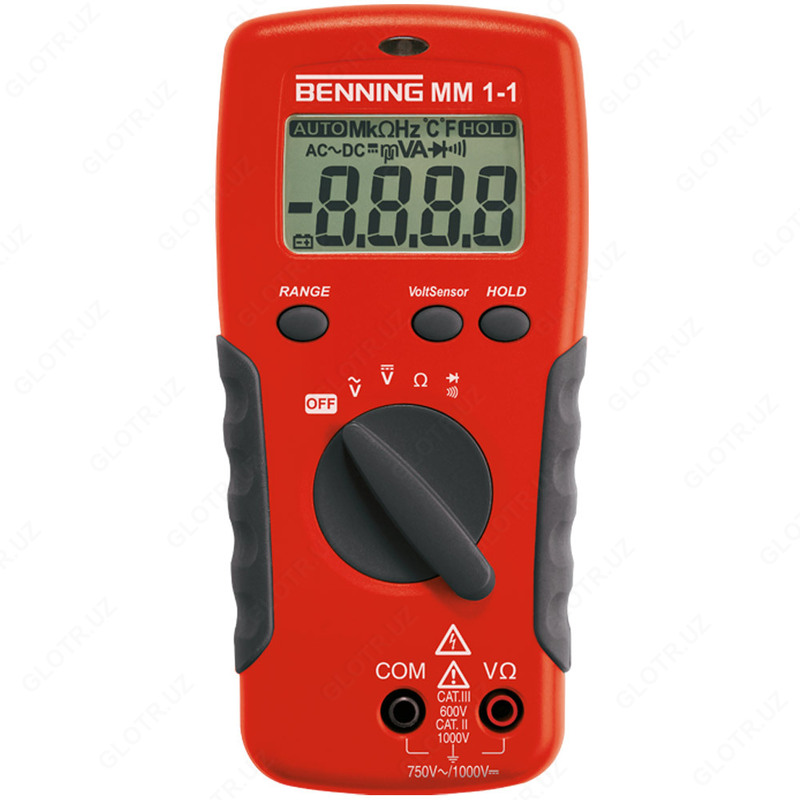 Benning MM 1-1 — цифровой мультиметр с бесконтактным датчиком напряжения