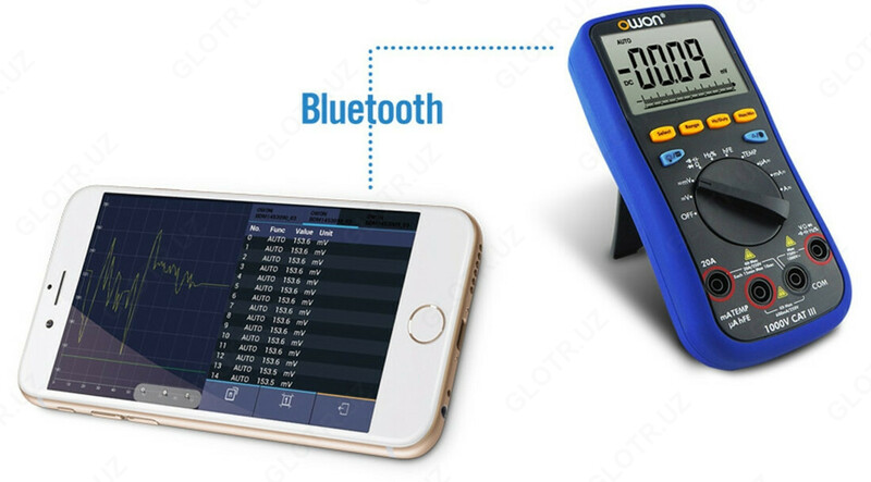 B35T + - Bluetooth bilan haqiqiy RMS raqamli multimetri