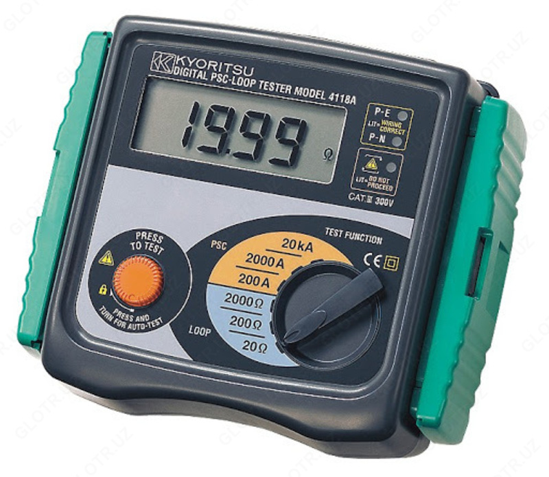 KEW 4118A — измеритель сопротивления фаза-ноль и тока короткого замыкания