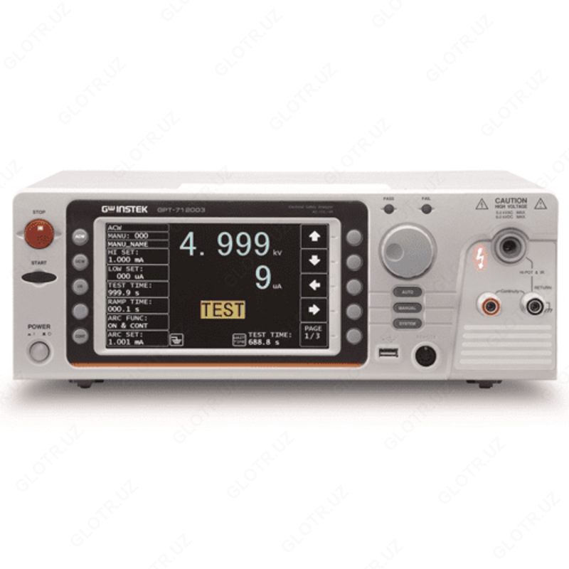 GPT-712004 - elektr xavfsizligi parametrlarini sinash uchun o'rnatish