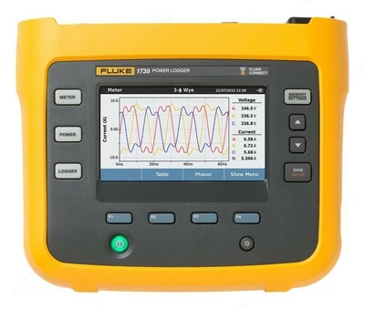 Fluke 1738 Uch fazali quvvatni ro'yxatdan o'tkazish Fluke 1738 Uch fazali quvvatni ro