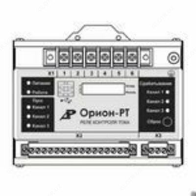 Орион-РТ — микропроцессорное реле контроля переменного трехфазного тока - от 10 сум / шт.