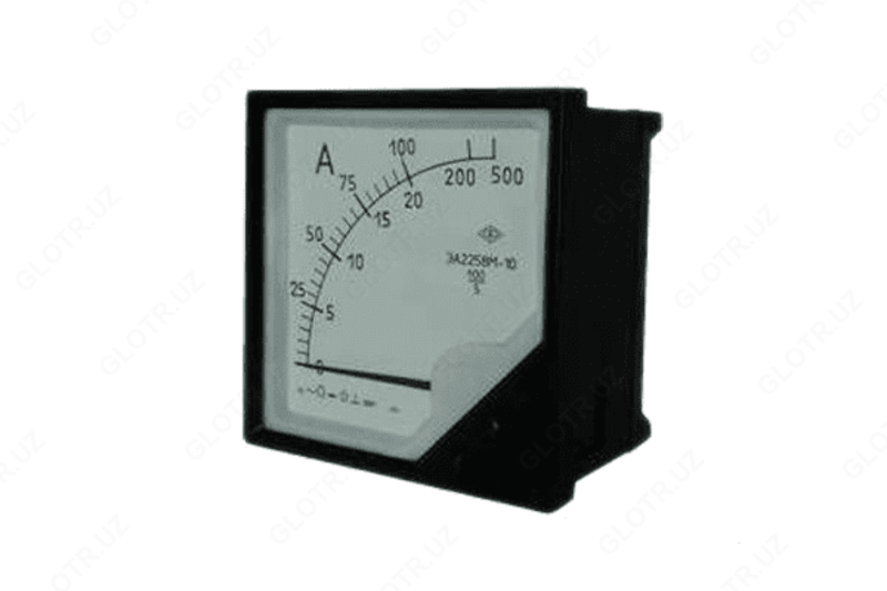 EA2258M-10 cl.1.5 - kengaytirilgan o'lchov oralig'iga ega analog analog ampermetrli panel