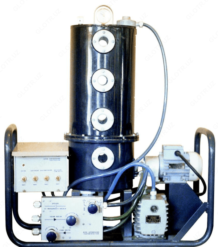 PADUN - transformator moyini gazdan tozalash uchun o'rnatish