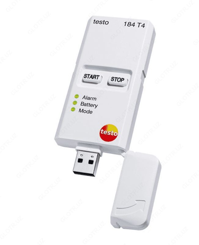 Testo 184 T4 - mini harorat ma'lumotlarini ro'yxatdan o'tkazish