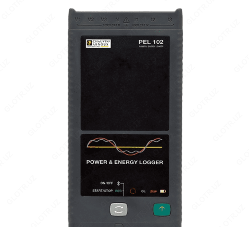 PEL102 — трехфазный регистратор энергии (без дисплея)
