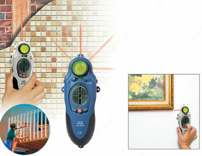 LA-1010 — детектор дерева/метала/проводки с лазерным уровнем