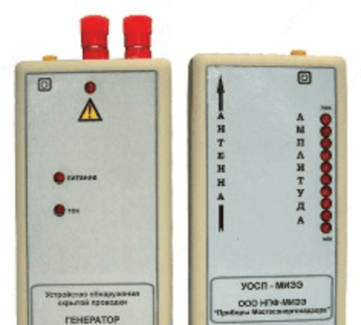 UOSP-MEEE - yashirin elektr simlarini kuzatishni va uning paydo bo'lish chuqurligini aniqlash uchun qurilma
