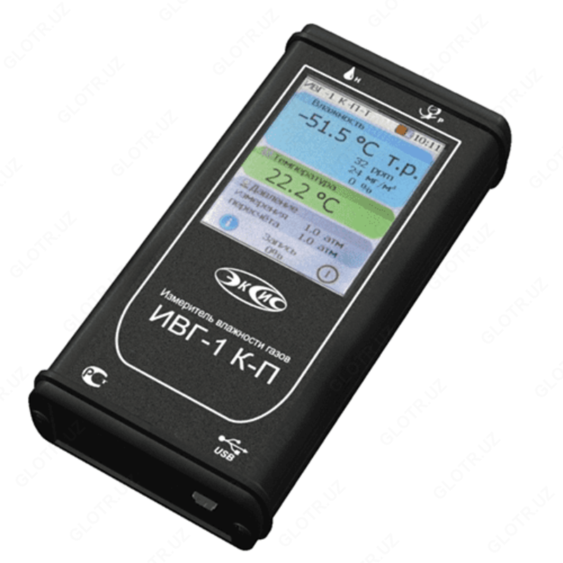 IVG-1 K-P-T - sensorli displeyli gazlarning mikro namligini o'lchaydigan ko'chma asbob