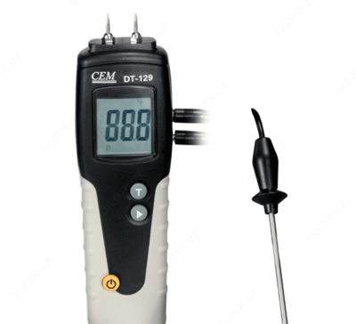 DT-129 - yog'och, qog'oz, plastmassa va beton eritmasi uchun namlik o'lchagich