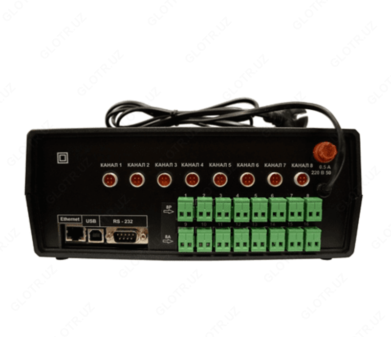 ИВТМ-7/8-T — восьмиканальный стационарный измеритель-регулятор влажности и температуры (измерительный блок)