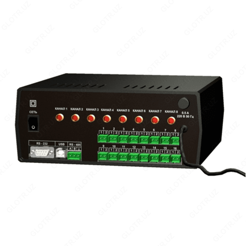 IVTM-7/8-S - sakkiz kanalli statsionar namlik va harorat o'lchagich-regulyatori