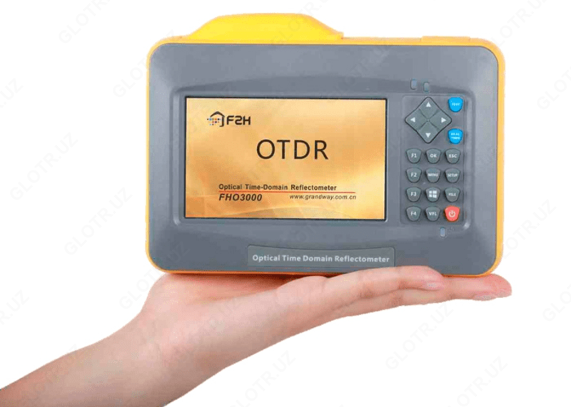 FHO3000-D26-VFL-PM - optik vaqt domen reflektometri 1310/1550 nm, 26/24 dB, sensorli ekran, VFL, PM