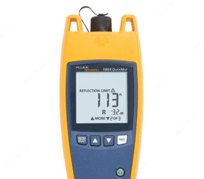 Fluke Fiber QuickMap — прибор поиска неисправностей и определения расстояния до них в многомодовых кабелях