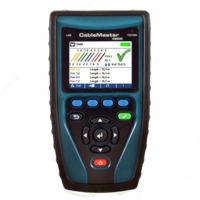 CableMaster 800 — сетевой тестер витой пары RJ45/12/11 и коаксиального кабеля (с определением длины