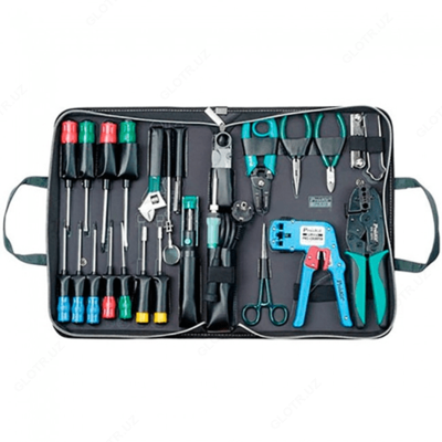 ProsKit 1PK-818B - Tarmoqlarga xizmat ko'rsatuvchi vositalar to'plami