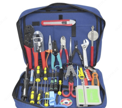 Telekommunikatsiya tarmoqlarini o'rnatish uchun to'plam (Proskit 1PK-19382B analogi)