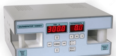 10302/1 - oqim o'lchash qisqichlarini tekshirish uchun oqim kalibratori