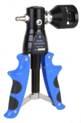 TE7090 — комплект пневматического насоса (-950мбар – 40бар) со шлангами, фурнитурой, сумкой