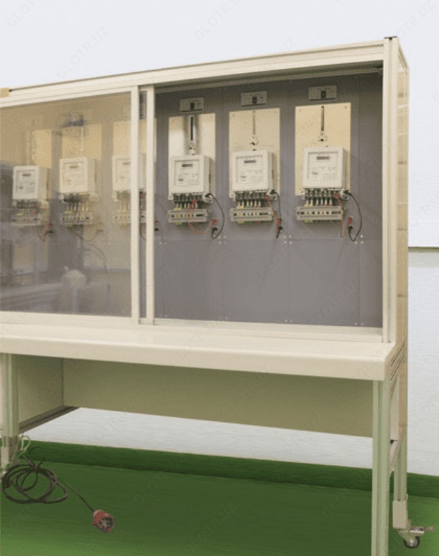 NEVA-Test 6121 - elektr hisoblagichlarining izolyatsiyasini sinash uchun o'rnatish