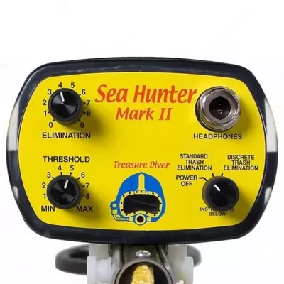 Garrett Sea Hunter Mark II - suv ostida qidirish uchun yuqori sezuvchanlik va ishonchlilikka ega dengiz metall detektori Garrett Sea Hunter Mark II - suv ostida qidirish uchun yuqori sezuvchanlik va ishonchlilikka ega dengiz metall detektori