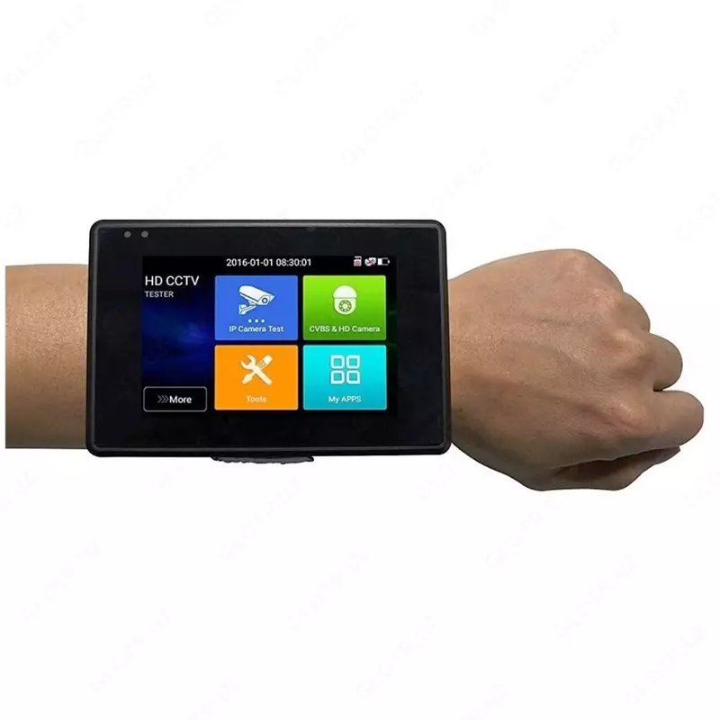 TIP-H-4(Hand) - AHD/CVI/TVI/CVBS va IP video tizimlari uchun universal bilak monitor sinov qurilmasi