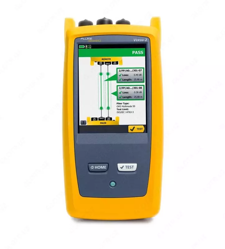 Fluke CertiFiber Pro aniq optik yo'qotish sinov to'plami