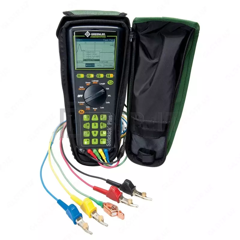 Greenlee Sidekick Plus 1155-5012 DSL analizatori (Impuls shovqini, qadam TDR, keng polosali, VDSL/ADSL ulanishi)
