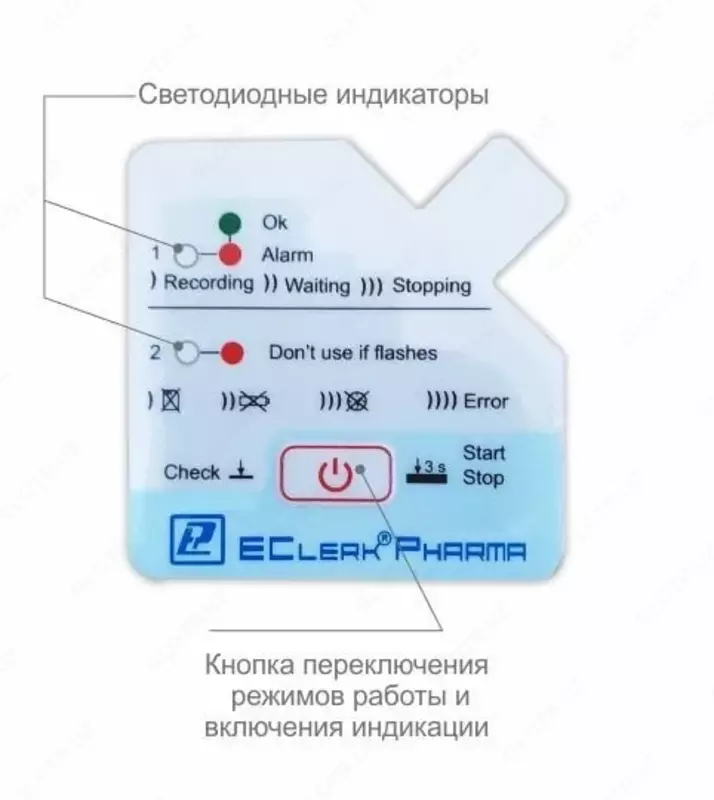 EClerk-Pharma-USB-A-e: USB bilan farmatsevtika sanoati uchun mustaqil haroratni qayd qiluvchi qurilma