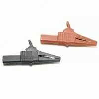 PTL909-5 — зажим-насадка типа «крокодил» 1000 В / 12 А (цвета: красный / черный)