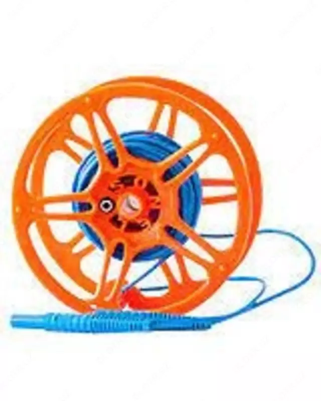 WAPRZ025BUBBSZ — провод измерительный 25м на катушке с разъёмами "банан" голубой