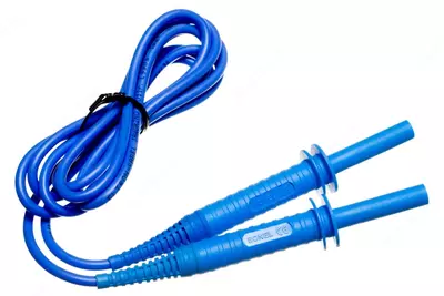 WAPRZ1X8BUBB — провод измерительный 1.8м с разъемами "банан" 5кВ голубой