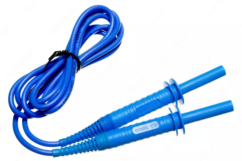 WAPRZ1X8BUBB — провод измерительный 1.8м с разъемами "банан" 5кВ голубой