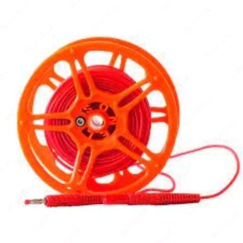 WAPRZ020REBBSZ — провод измерительный 20м на катушке с разъёмами "банан" красный